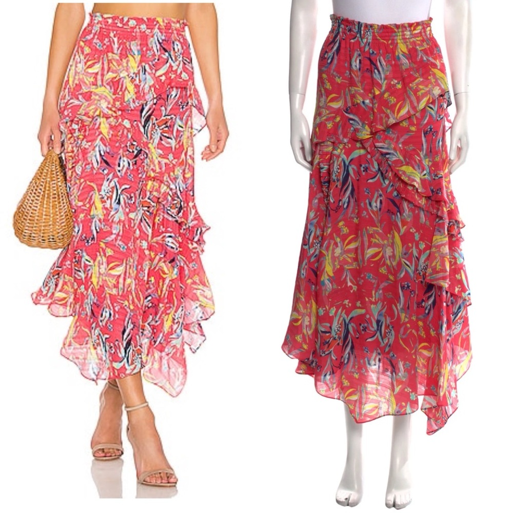 Tanya Taylor Teresa midi skirt 2 - Picture 2 of 6